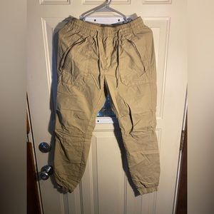 Tan Joggers